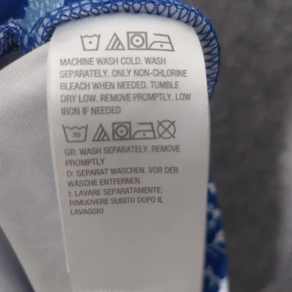 Susan Graver Plus 1X Pants Pull On Capri Damask Pocket Stretch Cottage Garden - Picture 9 of 11